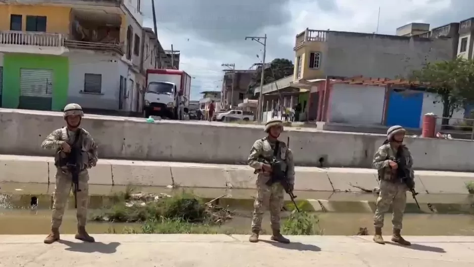 Efectivos del Ejército se encuentran a lo largo del denominado Canal Internacional / Captura: Canal N