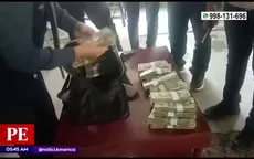 Tumbes: Interviene a hombre que trasladaba 90 mil dólares en su mochila - Noticias de tumbes