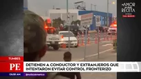 Extranjeros intentaron evitar control fronterizo en Tumbes. Foto y video: América Noticias