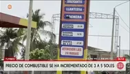 Tumbes: El precio del combustible sube hasta 5 soles por galón