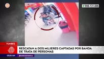 Rescatan a mujeres en Tumbes. Foto y video: América Noticias