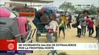 Tumbes: Salida de extranjeros por la frontera norte va en aumento