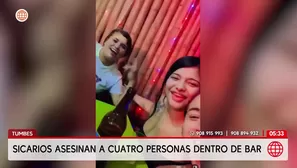 Tumbes: Sicarios asesinan a cuatro personas en un bar. Foto y video: América Noticias
