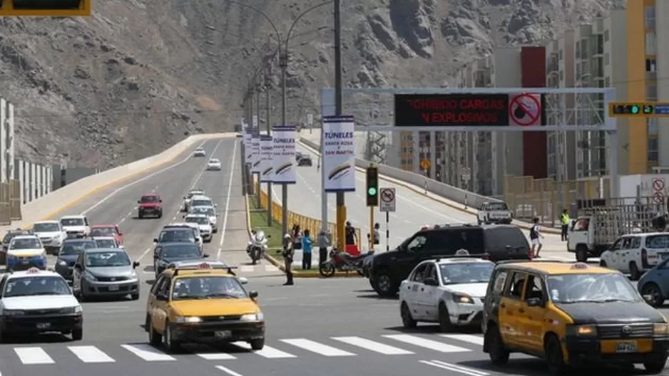 Túneles que unen Rímac con San Juan de Lurigancho operarán las 24 horas / Foto: Perú21