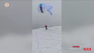 Turista francés desaparece tras realizar parapente en Áncash. Foto y video: América Noticias