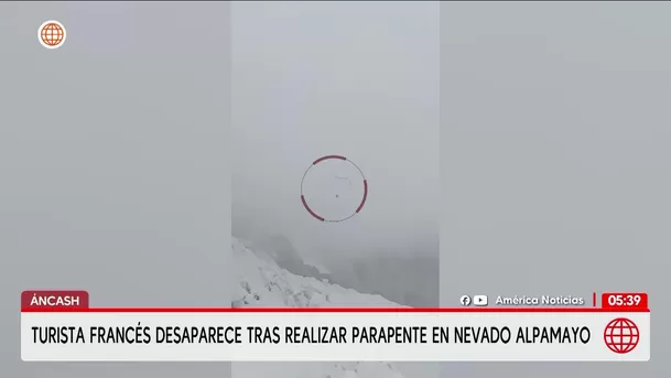 Turista francés desaparece tras realizar parapente en Áncash. Foto: América Noticias