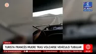 Turista francés murió tras volcarse vehículo tubular en Nasca