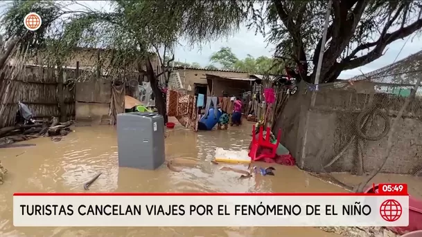 Turistas cancelan viajes por el Fenómeno El Niño. Foto: América Noticias Turistas cancelan viajes por el Fenómeno El Niño. Foto: América Noticias