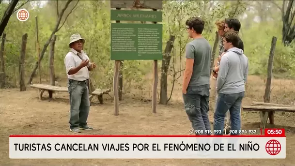 Turistas cancelan viajes por el Fenómeno El Niño. Foto: América Noticias Turistas cancelan viajes por el Fenómeno El Niño. Foto: América Noticias