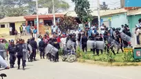 Protesta en Curimaná. Foto: Referencial/La República