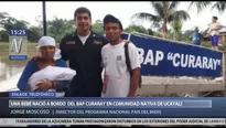 Buque Armada Peruana (BAP) Curaray, de la Marina de Guerra del Perú. Foto: captura de TV