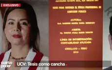UCV: Tesis como cancha - Noticias de tania-ramirez