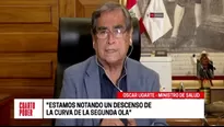 Ugarte sobre segunda ola de COVID-19: Nuestra evaluación es que se ha desacelerado y pareciera que hay un descenso. Video: Cuarto Poder