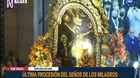 Última procesión del Señor de los Milagros