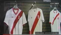 Camiseta de la selección peruana. Foto: captura de TV