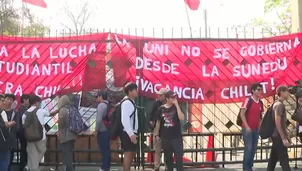 Estudiantes tomaron la UNI en rechazo a rectora designada por Sunedu. Video: Canal N