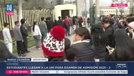 UNI recibe a más de cinco mil postulantes en examen de admisión