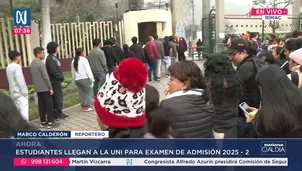 Más de cinco mil postulantes rinden examen de admisión en la UNI