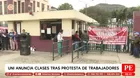 UNI reinicia clases tras paro de trabajadores durante exámenes