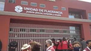 Unidad de flagrancia condenó a 76 detenidos en dos meses. Foto: PJ/Video: Canal N