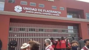 Unidad de flagrancia condenó a 76 detenidos en dos meses. Foto: PJ/Video: Canal N