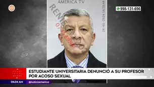 Alumna de universidad Federico Villarreal denunció a profesor por acoso sexual. Foto y video: América Noticias