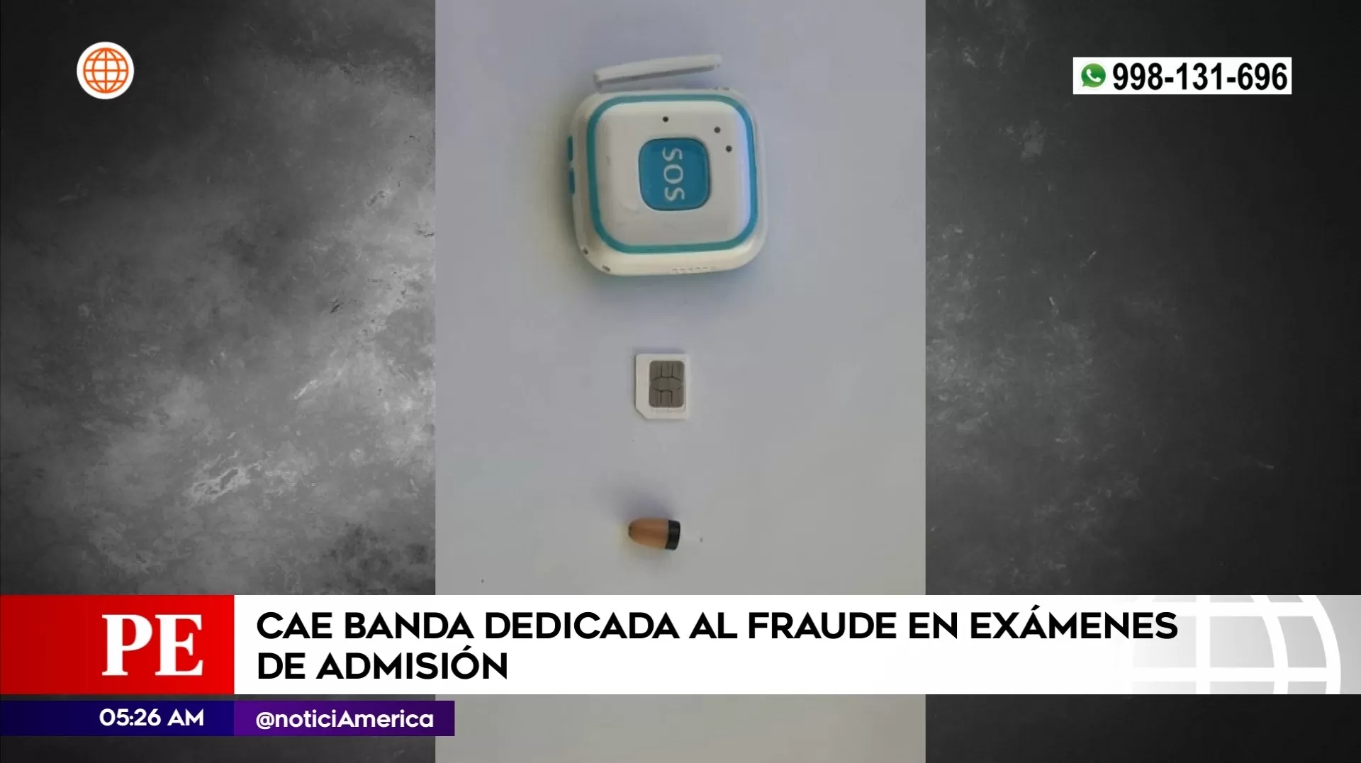 Banda se dedicaba al fraude en exámenes de admisión. Foto: América Noticias