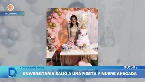 Universitaria perdió la vida en fiesta en Lurín. Foto y video: América TV