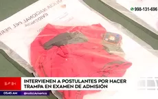 UNMSM: Intervienen a postulantes por hacer trampa en examen de admisión - Noticias de De Vuelta al Barrio