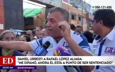 Urresti a López Aliaga: Me difamó, ahora él está a punto de ser sentenciado - Noticias de elecciones-2021