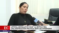 Úrsula Letona, congresista de Fuerza Popular.