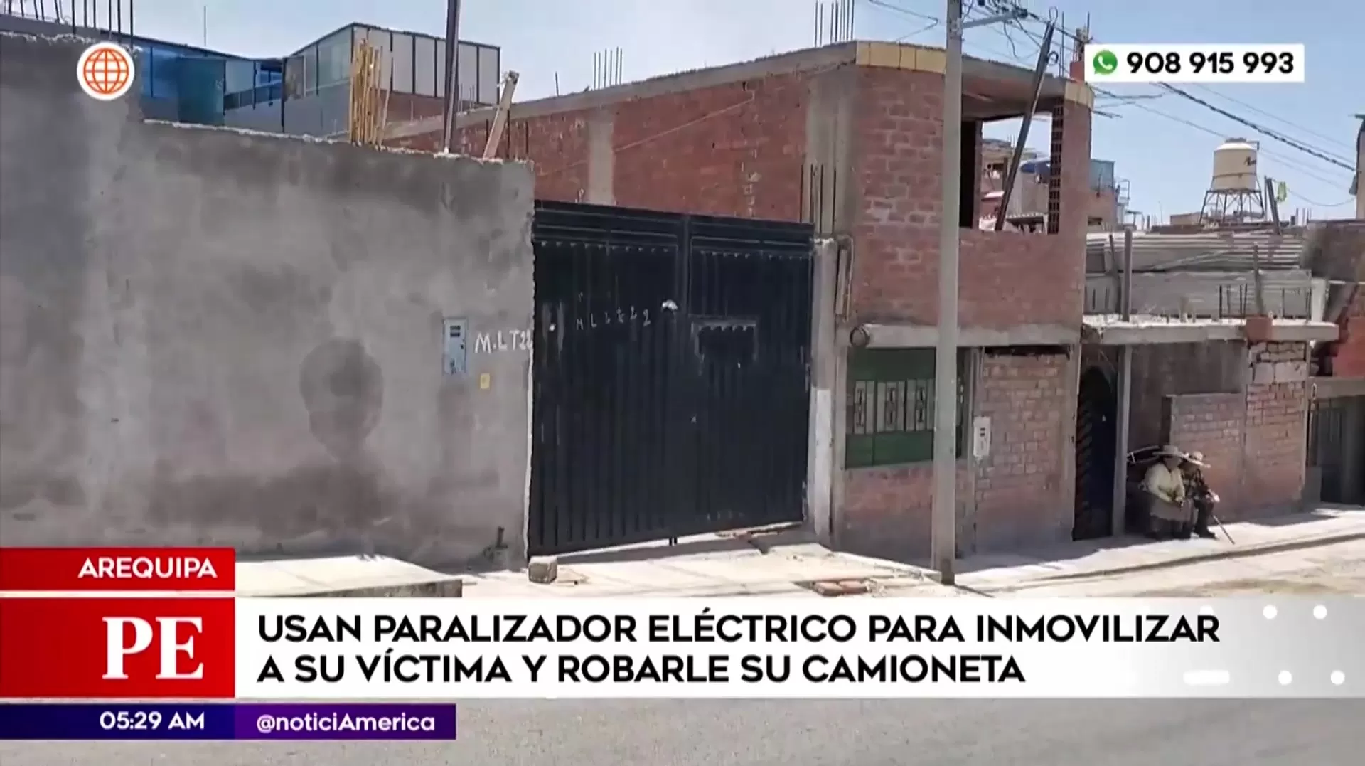 Usan paralizador eléctrico para inmovilizar a su víctima y robarle camioneta en Arequipa. Foto: América Noticias