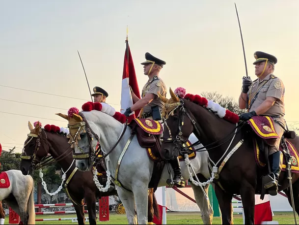Policía montada - Fuente: Andina