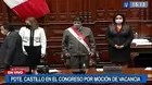 EN VIVO | Moción de vacancia presidencial: Castillo dio sus descargos ante el Pleno del Congreso