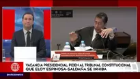 Eloy Espinosa-Saldaña, magistrado del TC.