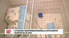 La vacuna Sinopharm desarrolla anticuerpos después de 35 días