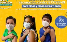 Vacunación a niños de 5 a 11 años: Estos son los centros de inmunización en Lima y Callao - Noticias de coronavirus