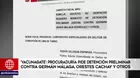 VacunaGate: Procuraduría pide a la Fiscalía solicitar detención preliminar de 7 implicados en vacunación anticipada 