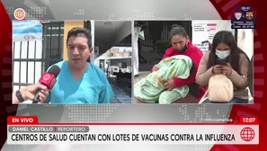 Vacunas contra la influenza llegan a centron de salud. Foto y video: América Noticias