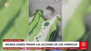 Vándalos agreden brutalmente a estudiante en vía pública en San Martín de Porres. Foto y video: América Noticias