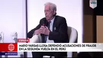 Vargas Llosa: "Claramente el Gobierno tomó partido en estas elecciones". Video: América