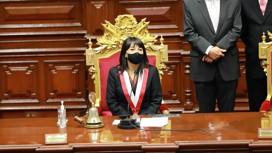 Mirtha Vásquez, presidenta del Congreso. Foto: Congreso