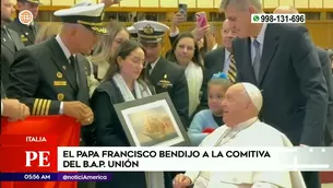 Papa con comitiva B.A.P Unión | Video: América Noticias