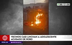 Vecinos de El Agustino casi linchan a adolescente acusado de robo - Noticias de agustino