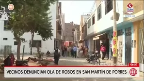 Residentes de la primera etapa de Chicmabamba aseguran que delincuentes han cometido hasta 17 robos en una semana y exigen mayor presencia policial./ Video: América Noticias