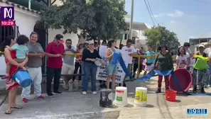 Vecinos denuncian que no tienen agua desde hace cuatro años en Piura. Foto y video: Canal N