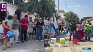 Vecinos denuncian que no tienen agua desde hace cuatro años en Piura. Foto y video: Canal N