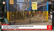 Vecinos de Los Olivos denuncian que soldaron rejas de calles