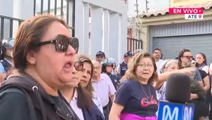 Vecinos de la urbanización Mayorazgo rechazan demolición de muro en Ate. / Video: Canal N