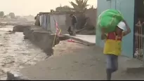 Vecinos al río Chillón no quieren irse y buscan construir defensas ribereñas / Foto: Canal N